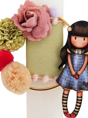 Santoro Ξύλινη Διακοσμητικό Στεφανάκι