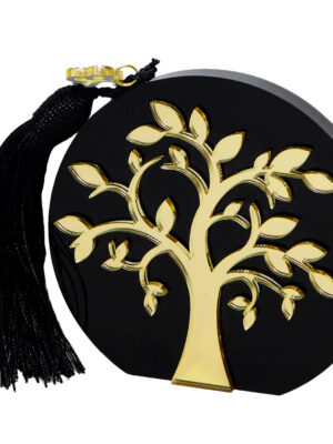 Γούρι Πλέξιγκλας Μαύρο Δέντρο Ζωής Μεγάλο