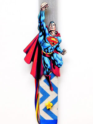 DSCN3653 Superman Ξύλινο Μαγνητάκι