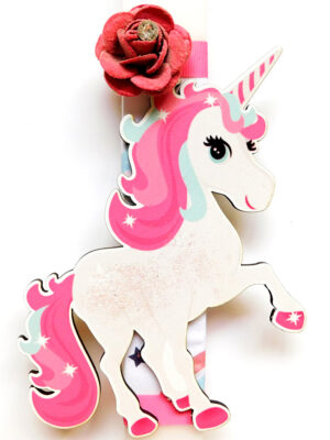 Μονόκερος Ξύλινο Μαγνητάκι