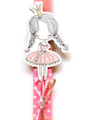 Μπαλαρίνα Ξύλινο Μαγνητάκι