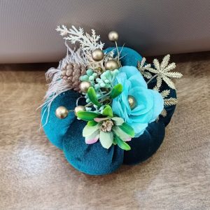 Γούρι χειροποίητη υφασμάτινη κολοκύθα