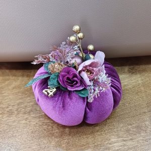 Γούρι  χειροποίητη υφασμάτινη κολοκύθα