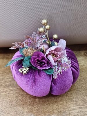 Γούρι  χειροποίητη υφασμάτινη κολοκύθα