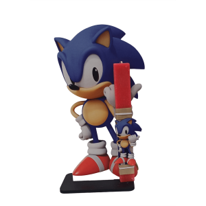 Χειροποίητη Στατική Λαμπάδα  Blue