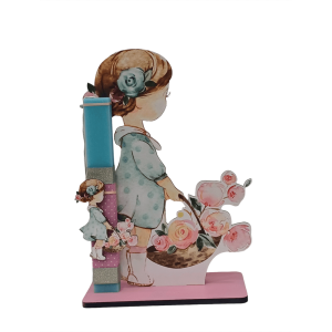 Χειροποίητη Στατική Λαμπάδα Κορίτσι