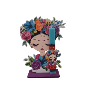 Χειροποίητη Στατική Λαμπάδα Φρίντα