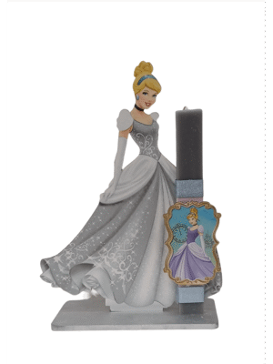 Χειροποίητη Στατική Λαμπάδα Σταχτοπούτα