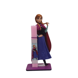 Χειροποίητη Στατική Λαμπάδα Άννα Frozen