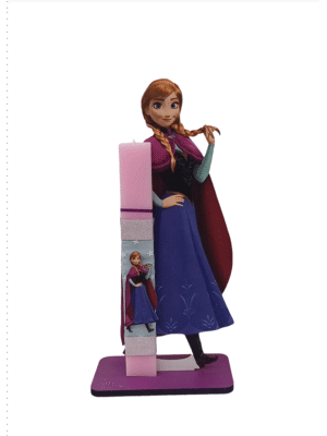 Χειροποίητη Στατική Λαμπάδα Άννα Frozen