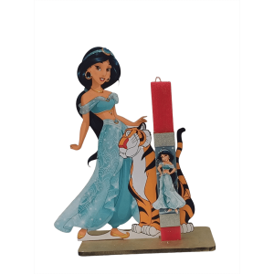 Χειροποίητη Στατική Λαμπάδα Jasmine