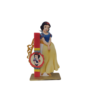 Χειροποίητη Στατική Λαμπάδα Χιονάτη