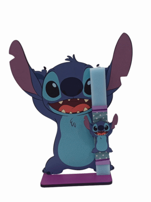 Χειροποίητη Στατική Λαμπάδα Stitch