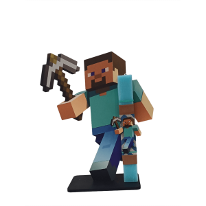 Χειροποίητη Στατική Λαμπάδα Minecraft