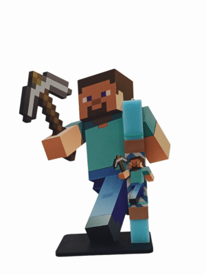 Χειροποίητη Στατική Λαμπάδα Minecraft