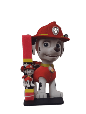Χειροποίητη Στατική Λαμπάδα Paw Patrol