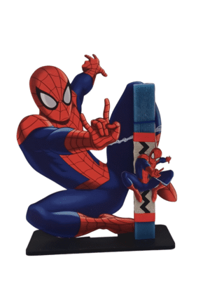 Χειροποίητη Στατική Λαμπάδα Spiderman