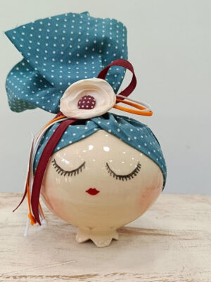 Χειροποίητο γούρι "ΡΟΔΙ-ΚΟΥΚΛΑ"