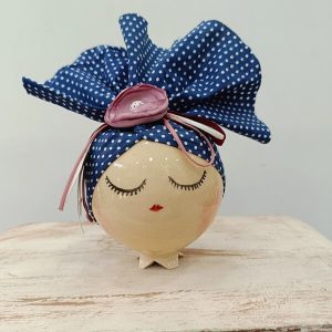 Χειροποίητο γούρι "ΡΟΔΙ-ΚΟΥΚΛΑ"