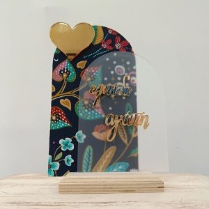 Χειροποίητο επιτραπέζιο γούρι "Καρδιά"