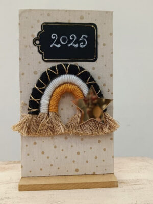 Χειροποίητο επιτραπέζιο γούρι "Ουράνιο τόξο"