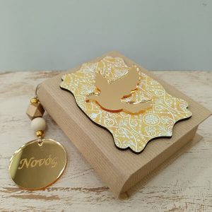 Χειροποίητο διακοσμητικό  "Νονά" "Νονός" "Δάσκαλος"