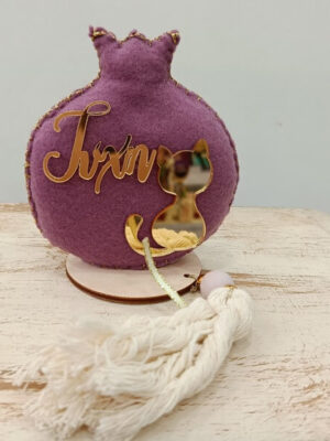 Χειροποίητο υφασμάτινο γούρι "Ρόδι"