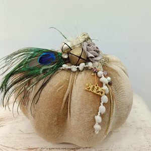 Χειροποίητο επιτραπέζιο γούρι κολοκύθα γίγας