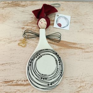 Χειροποίητο κεραμικό γούρι "Άγγελος"