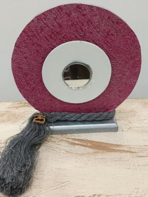 Χειροποίητο γούρι ξύλινο μάτι