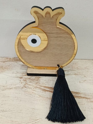 Χειροποίητο επιτραπέζιο γούρι "Ρόδι"