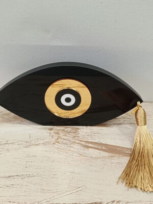 Χειροποίητο γούρι πλεξιγκλάς "Μάτι"