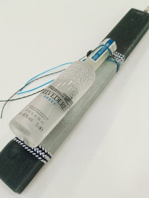 Λαμπάδα Με Μινιατούρα Ποτού "BELVEDERE"