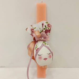 Λαμπάδα Με Διακοσμητικό Αυγό