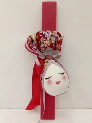 Λαμπάδα Με Διακοσμητικό Αυγό