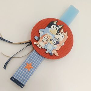 Λαμπάδα Με Διακοσμητικό "BLUEY"