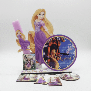 Πασχαλινή Λαμπάδα Ραπουνζέλ με Επιτραπέζιο Ρολόι