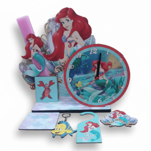 Πασχαλινή Λαμπάδα Άριελ με Επιτραπέζιο Ρολόι