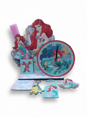 1773355635510 Πασχαλινή Λαμπάδα Άριελ με Επιτραπέζιο Ρολόι