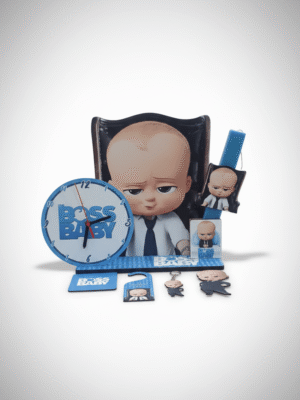 Πασχαλινή Λαμπάδα Baby Boss με Επιτραπέζιο Ρολόι