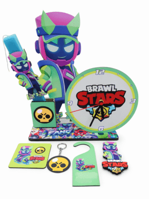 Πασχαλινή Λαμπάδα Brawl Stars με Επιτραπέζιο Ρολόι