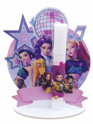 Πασχαλινή Λαμπάδα  K-Pop Demon Hunters με διακοσμητικό σταντ