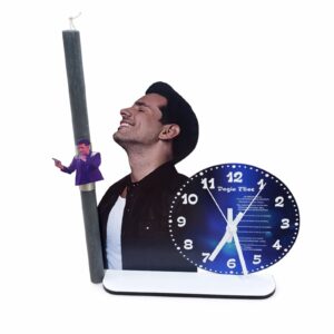 Πασχαλινή Λαμπάδα Φέρρης με Επιτραπέζιο Ρολόι & Στίχο Τραγουδιού